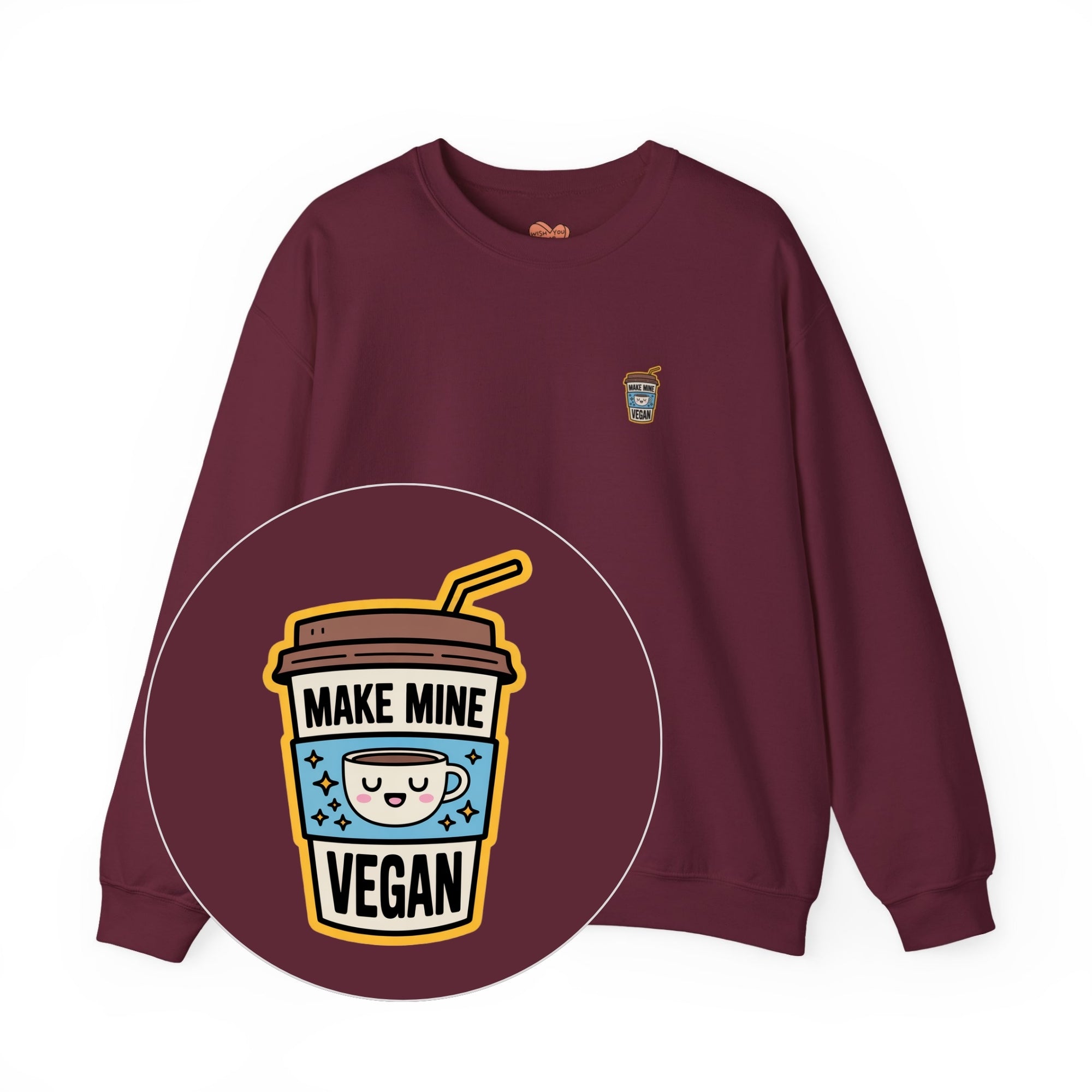 Make Mine Vegan Unisex Sweatshirt