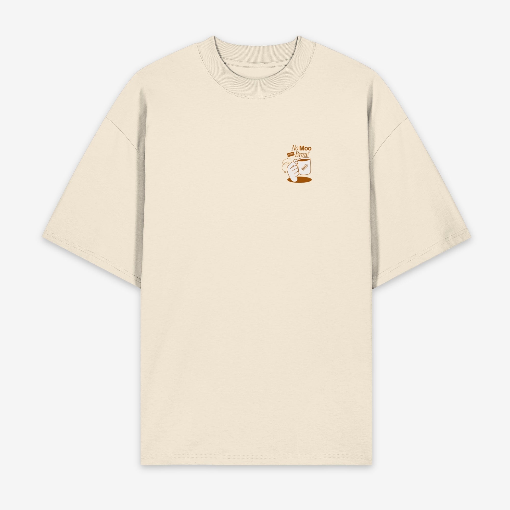 No Moo In My Brew Unisex Oversized Shirt
