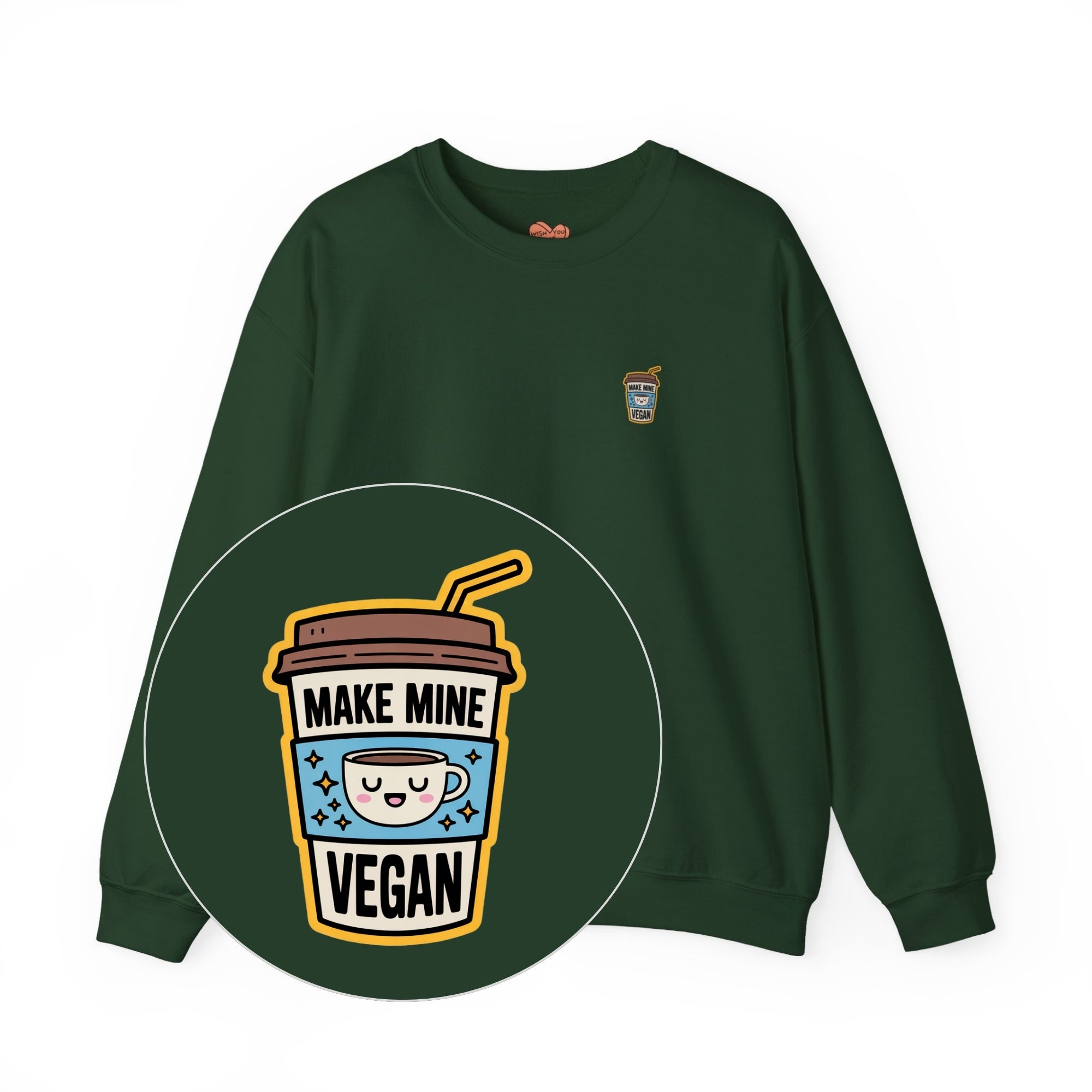 Make Mine Vegan Unisex Sweatshirt