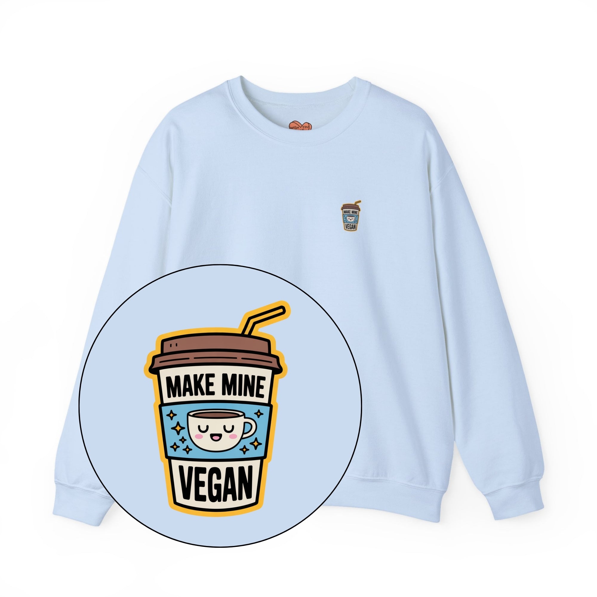 Make Mine Vegan Unisex Sweatshirt