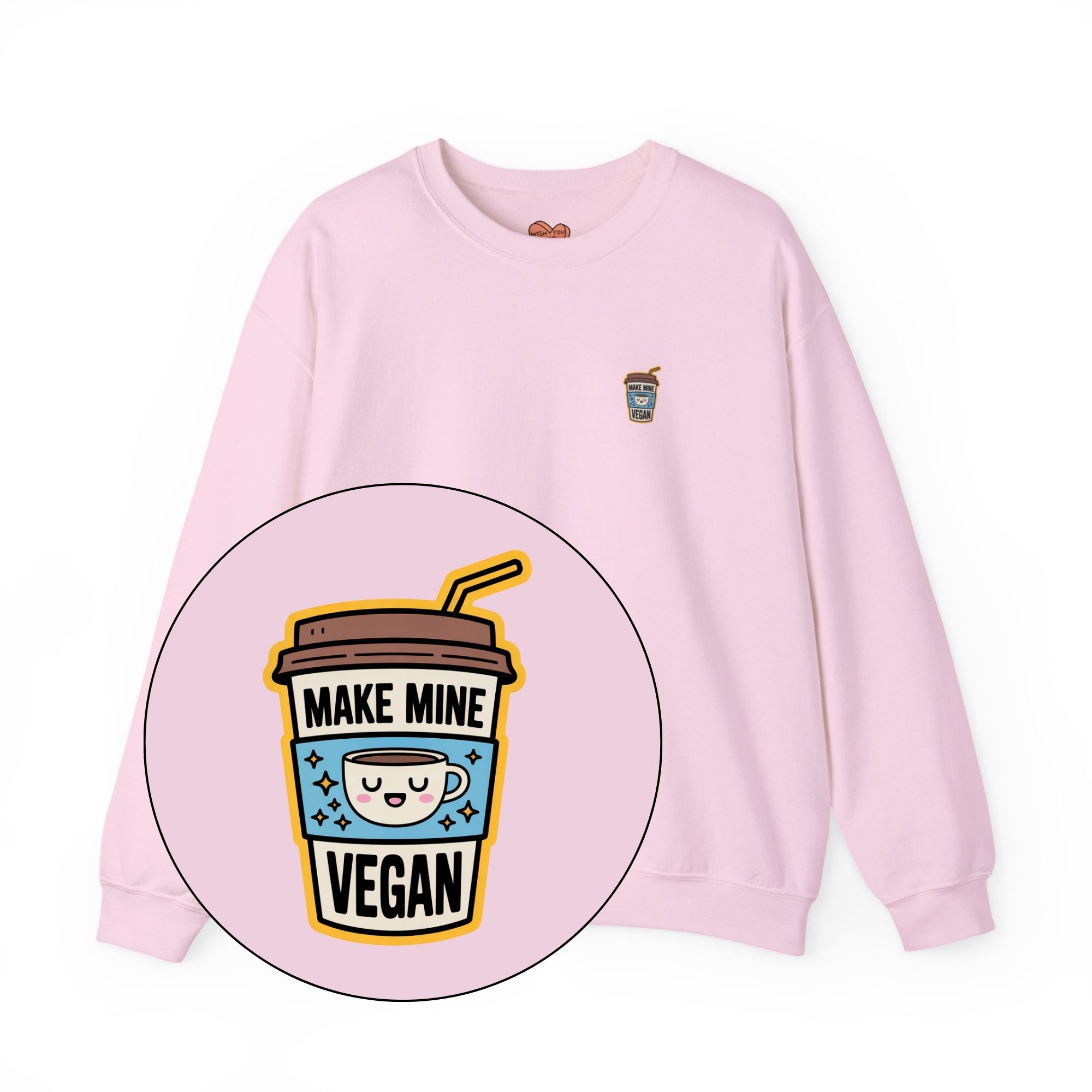 Make Mine Vegan Unisex Sweatshirt