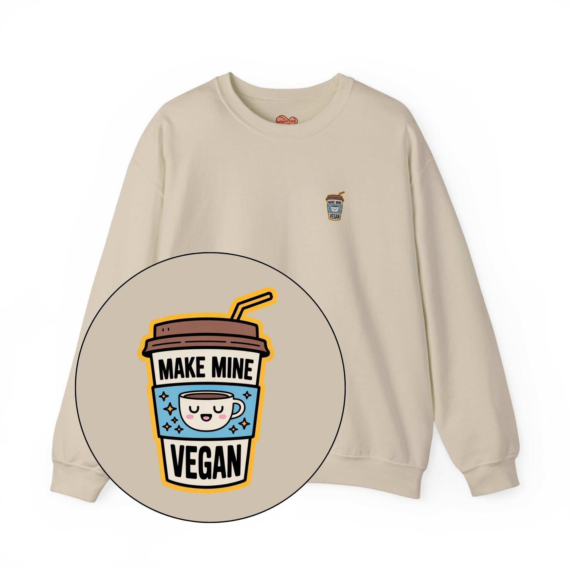 Make Mine Vegan Unisex Sweatshirt
