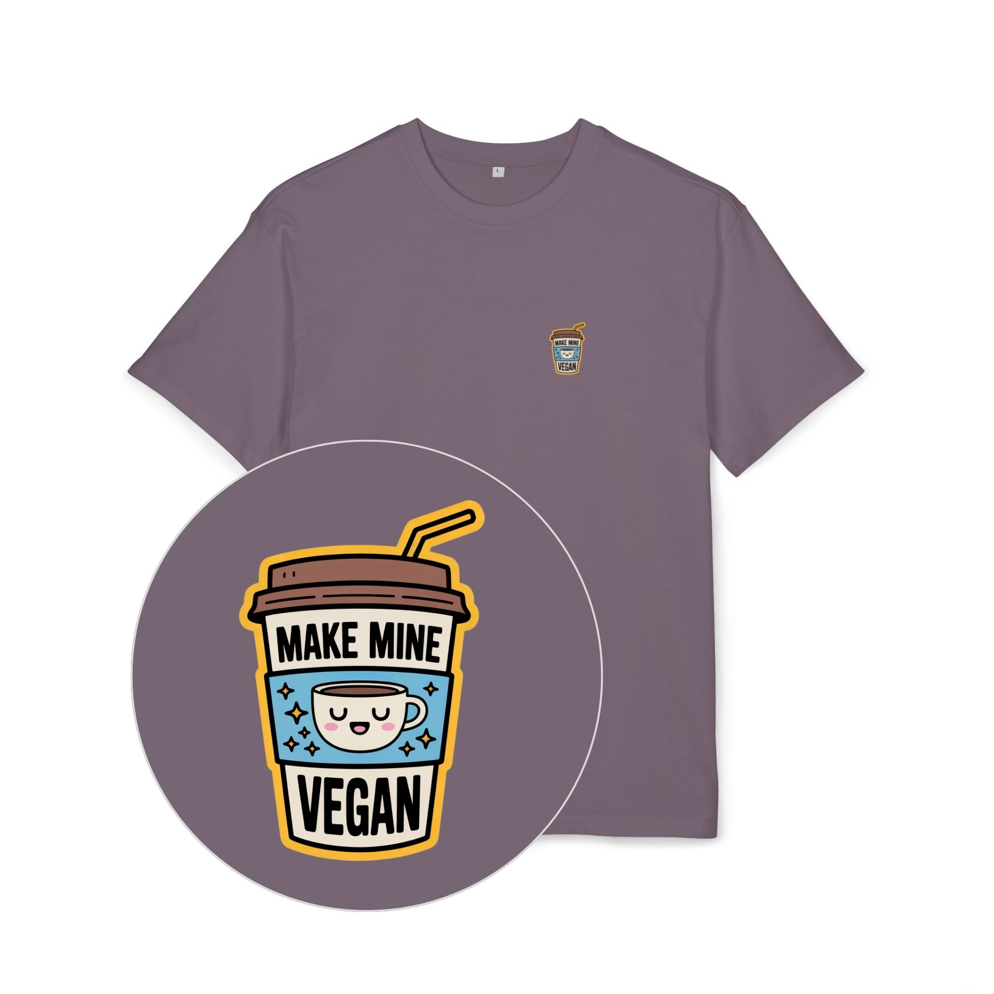 Make Mine Vegan Unisex Oversized Shirt
