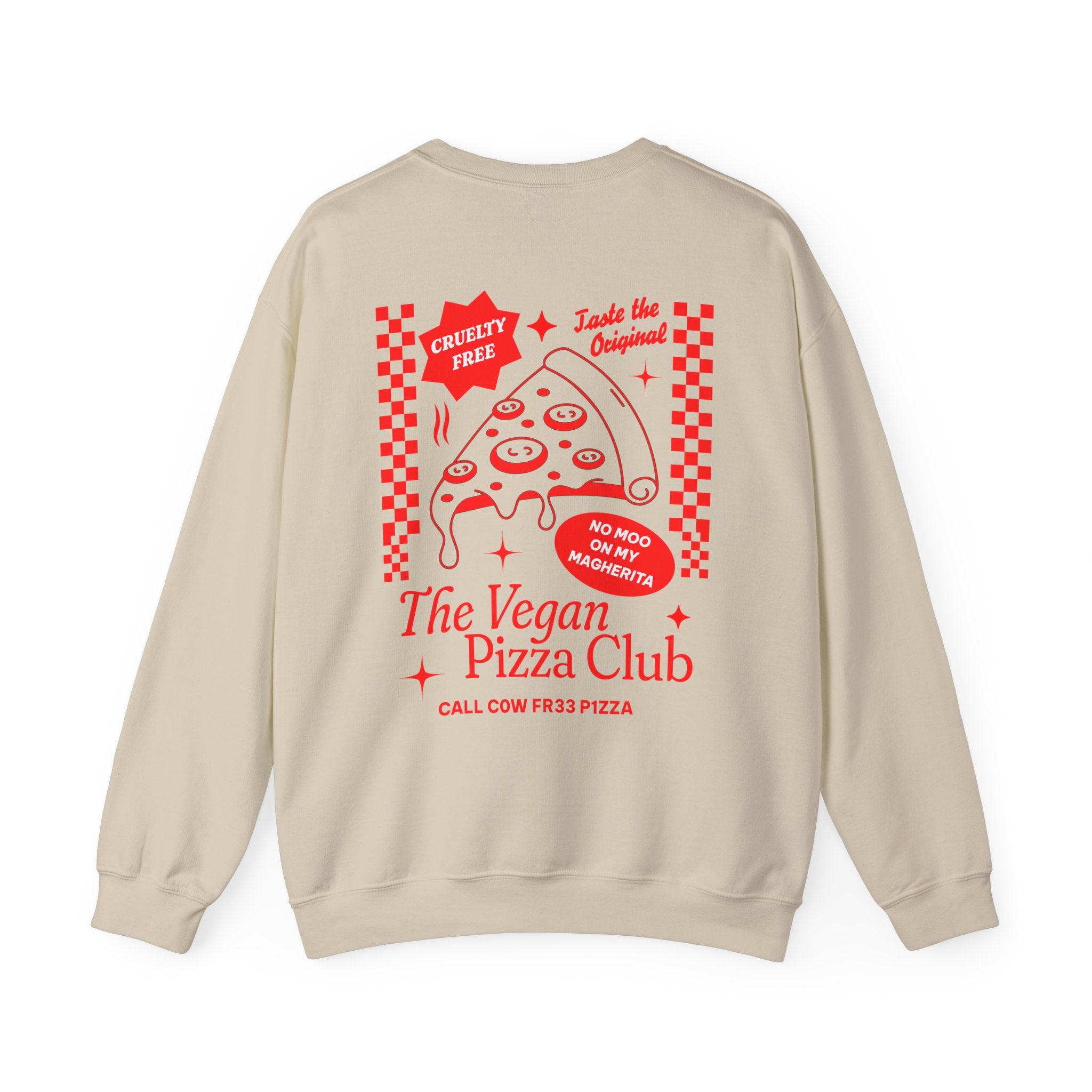 The Vegan Pizza Club Unisex Sweatshirt