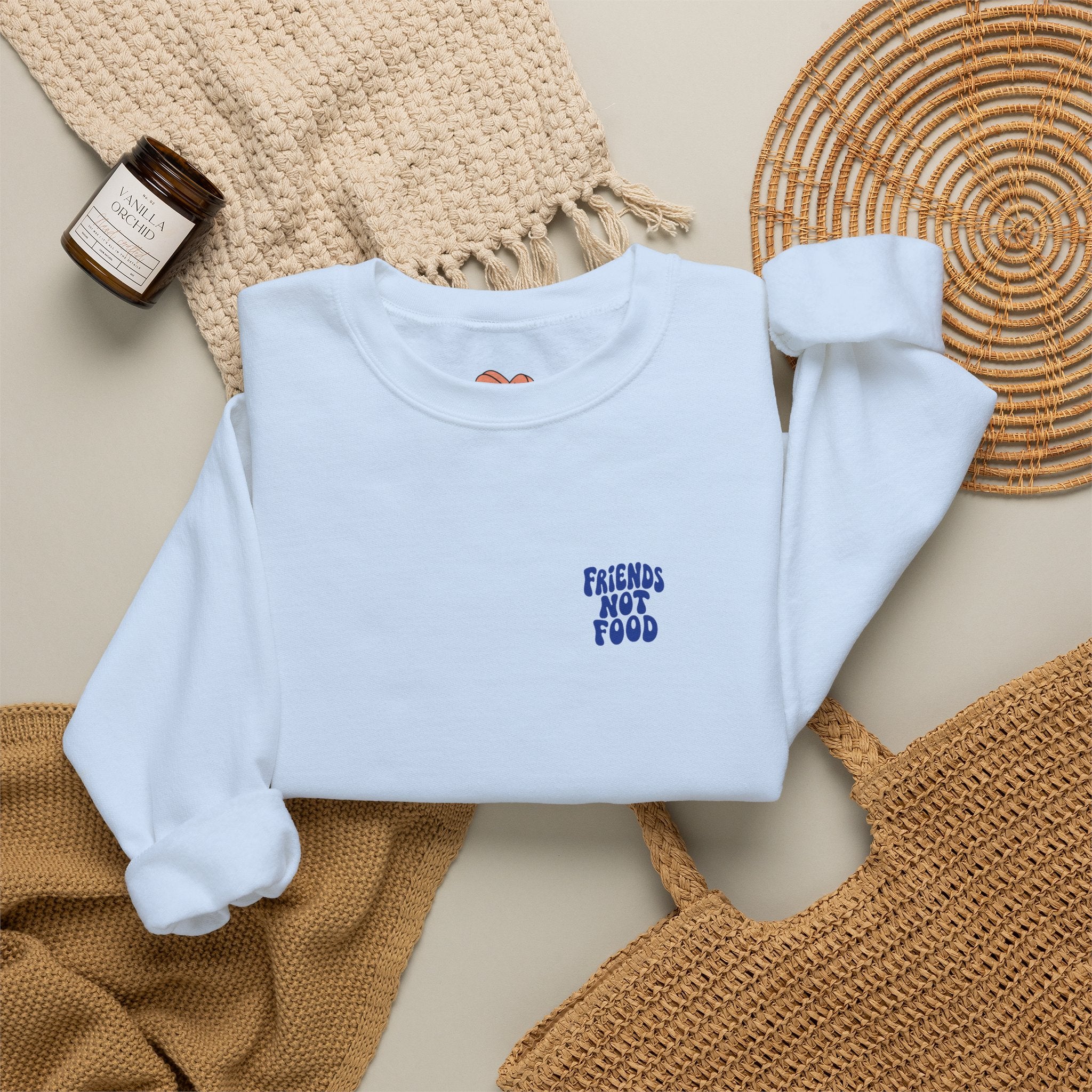 Friends Not Food Unisex Sweatshirt