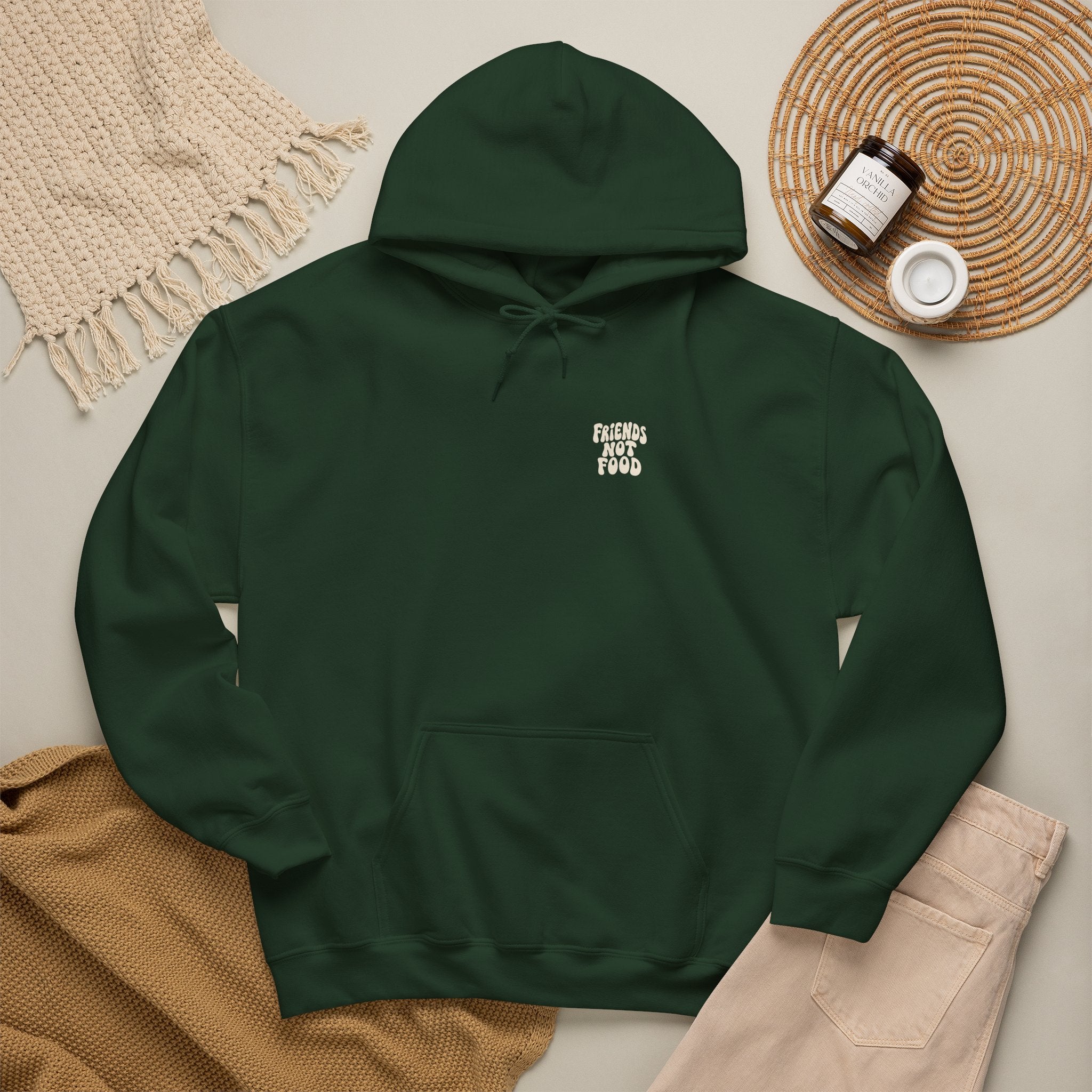 Friends Not Food Unisex Hoodie