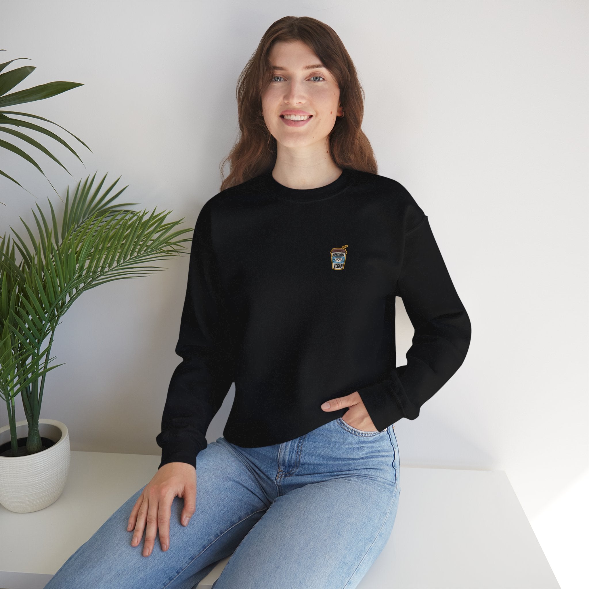 Make Mine Vegan Unisex Sweatshirt