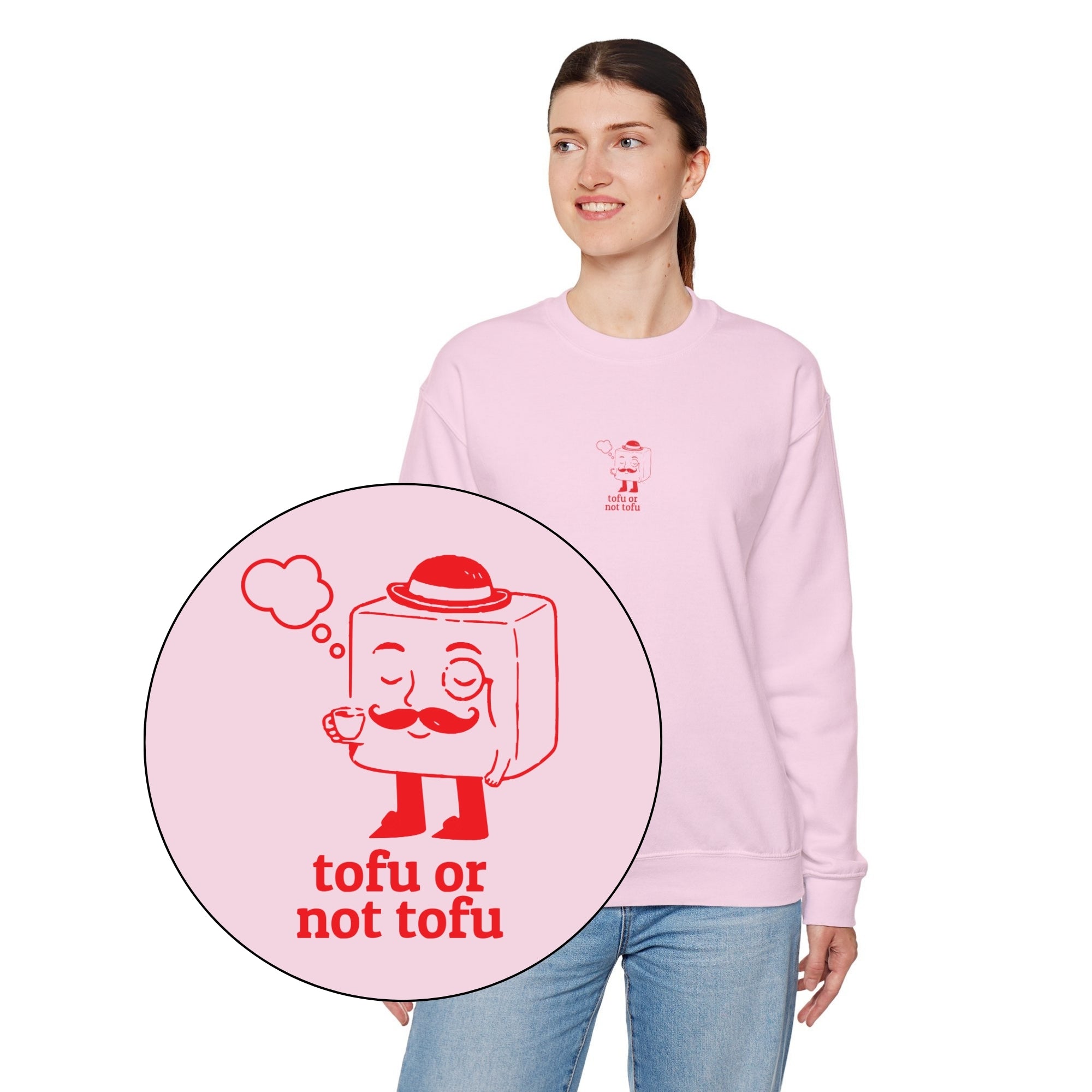 Tofu Or Not Tofu Unisex Sweatshirt