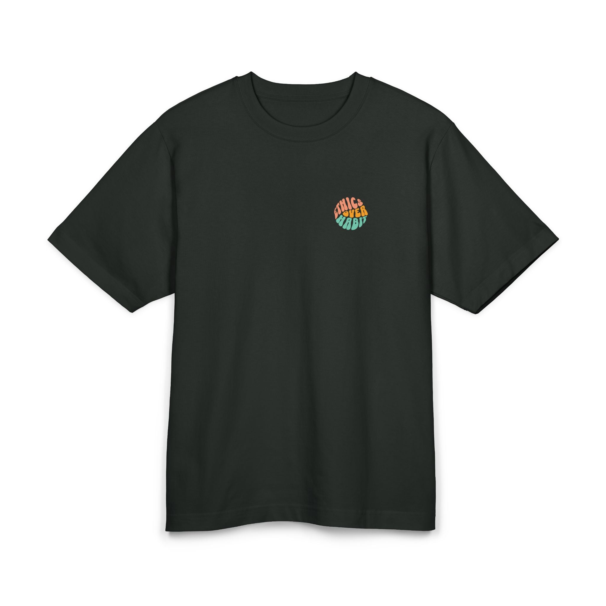 Ethics Over Habit Unisex Oversized Shirt