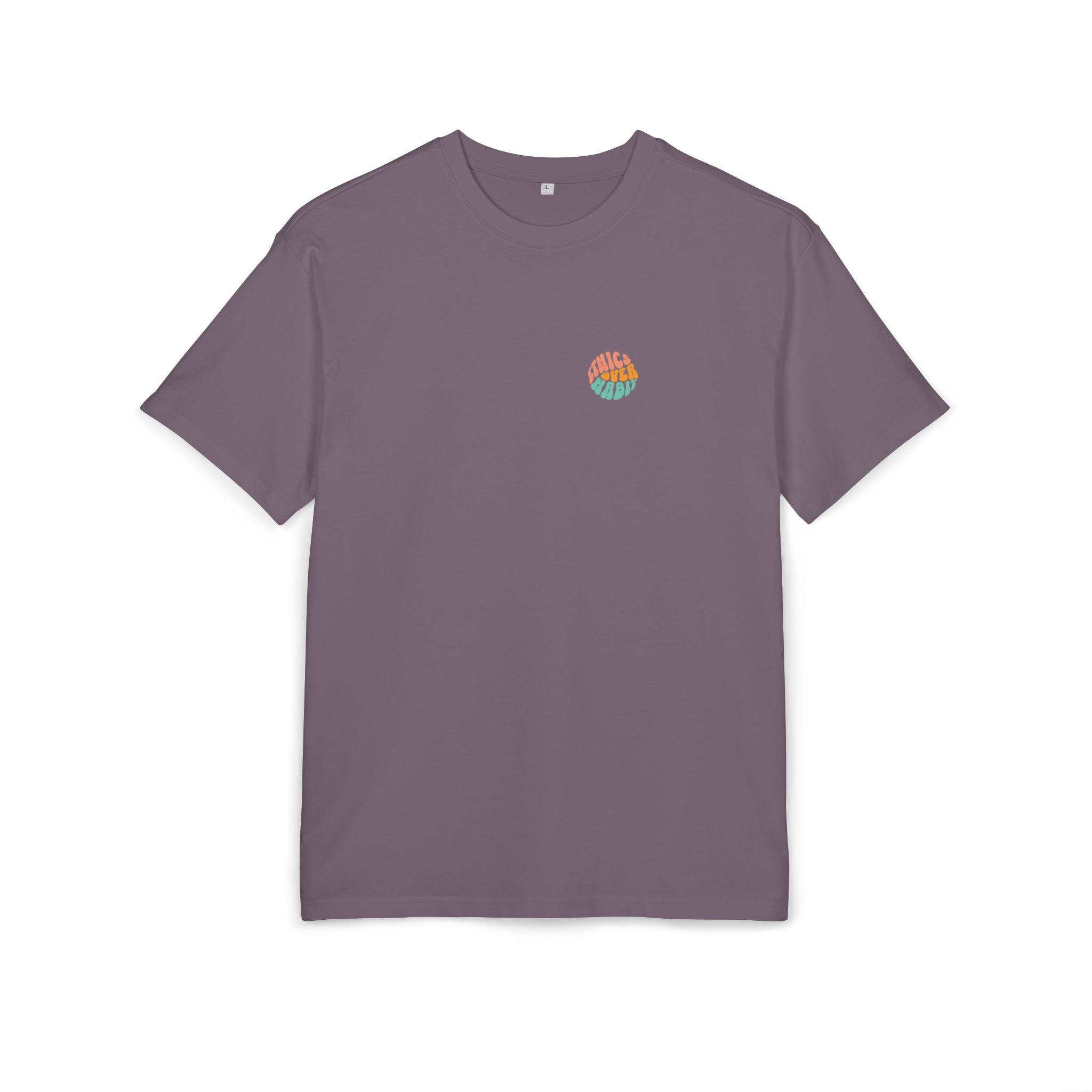 Ethics Over Habit Unisex Oversized Shirt