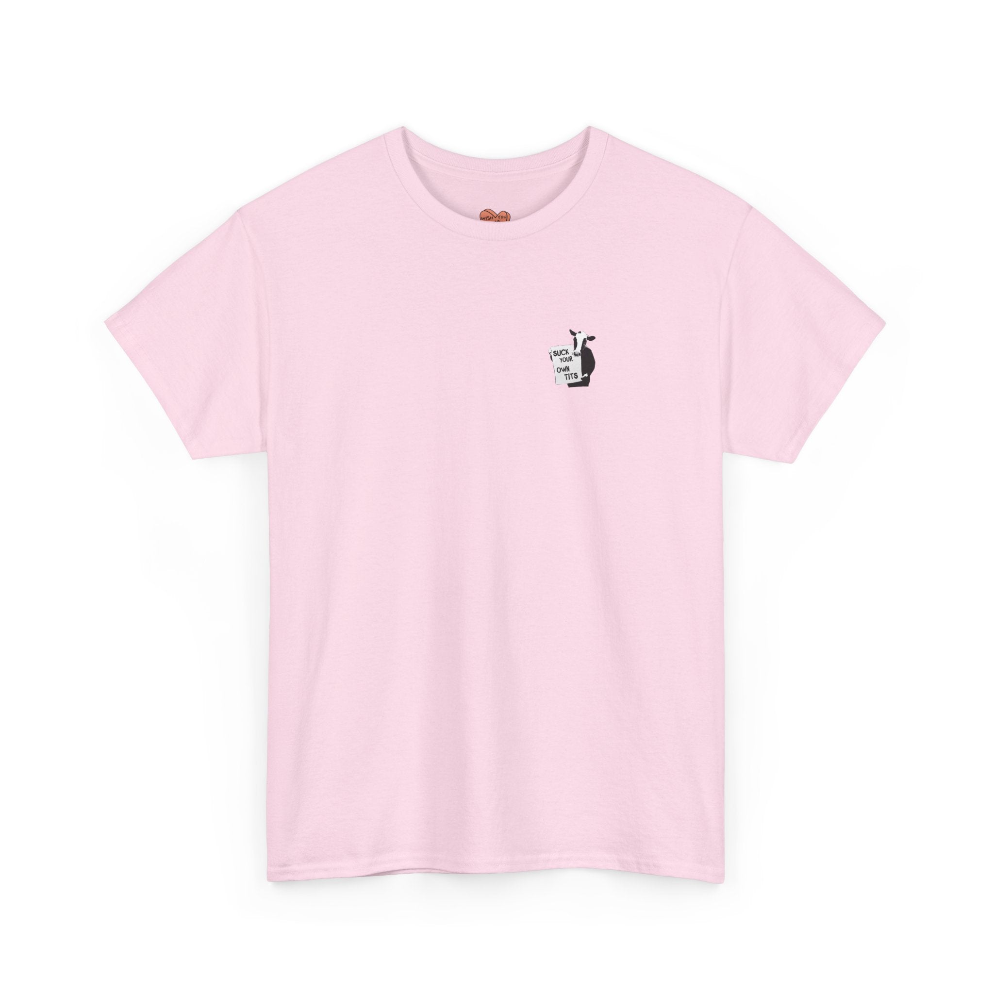 T-Shirt — Minimalist Cat & Coffee Chest Print Tee