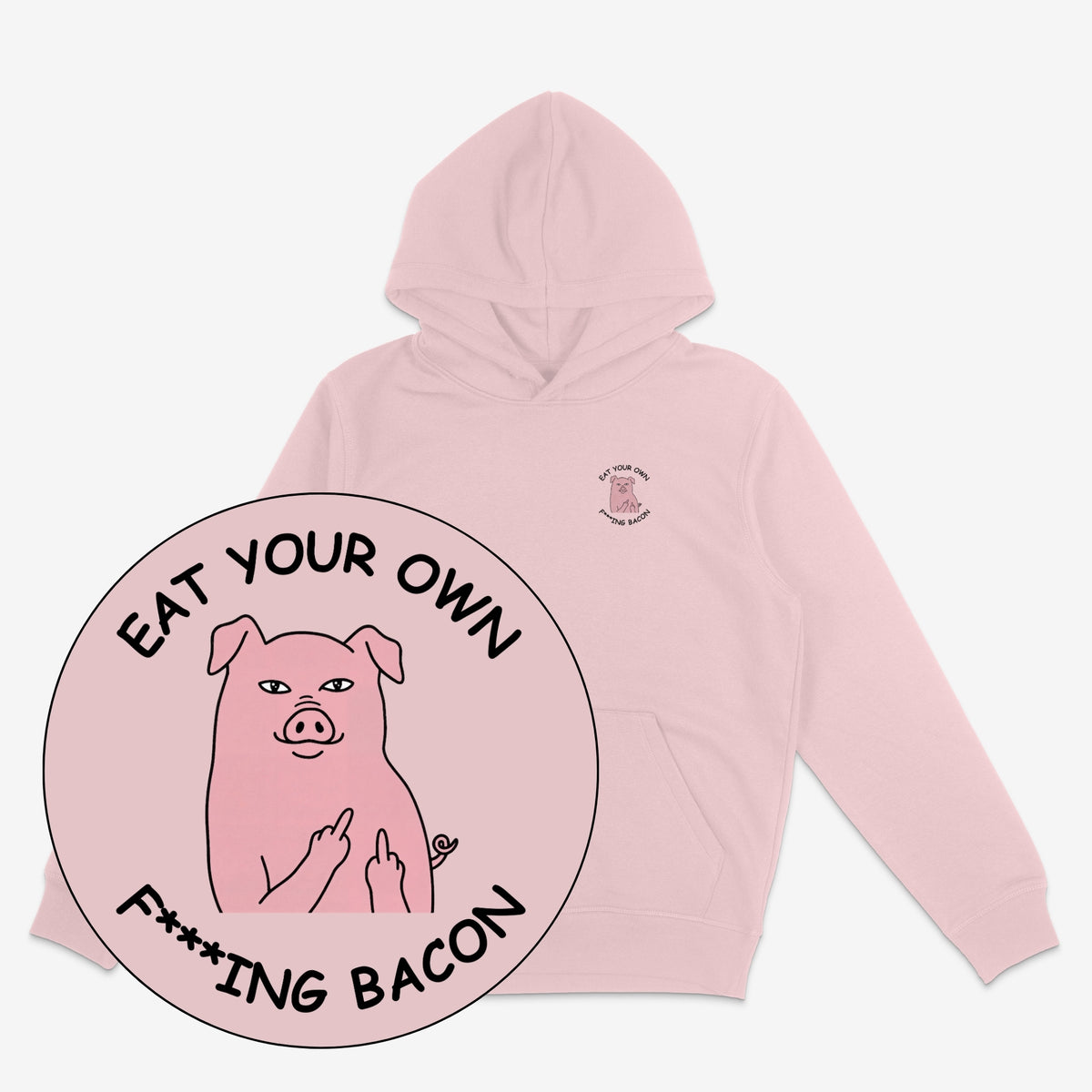 Eat Your Own Bacon Unisex Oversized Hoodie