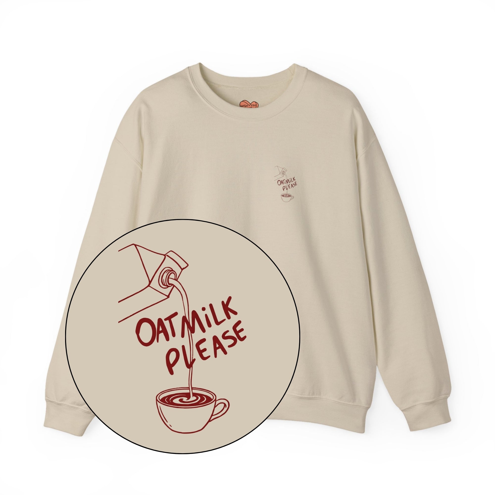 Oat Milk Please Unisex Sweatshirt