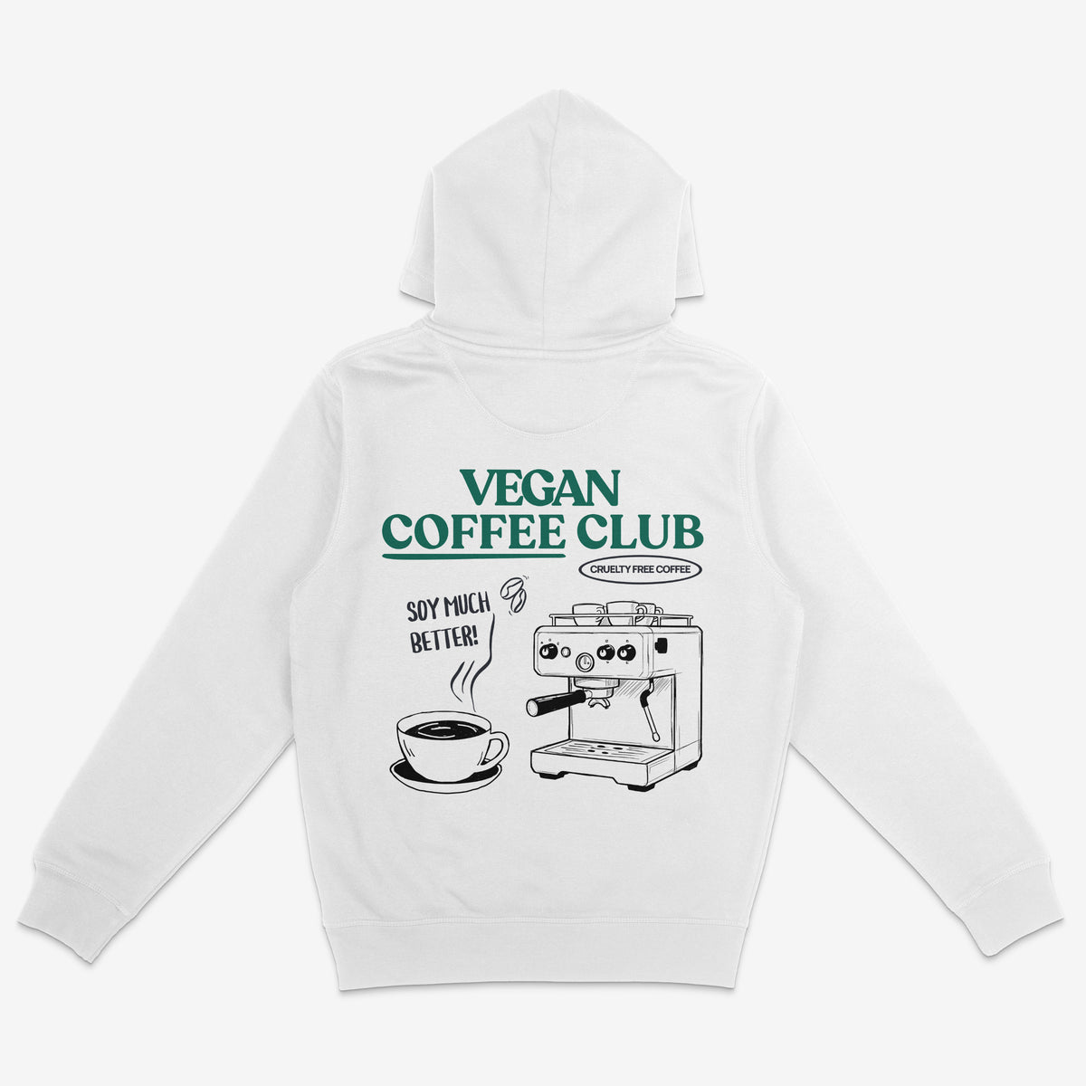 Vegan Coffee Club Unisex Hoodie