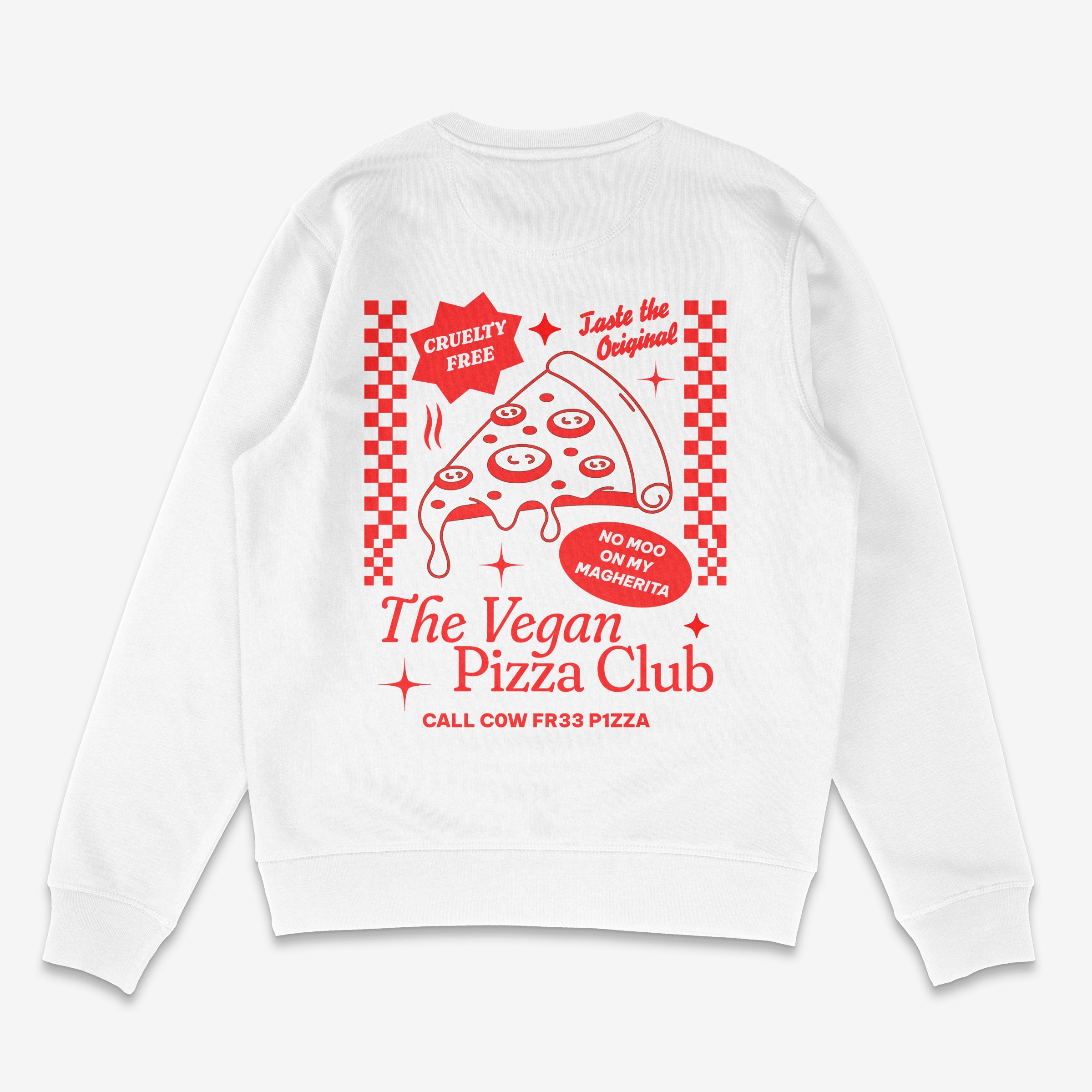 The Vegan Pizza Club Unisex Sweatshirt