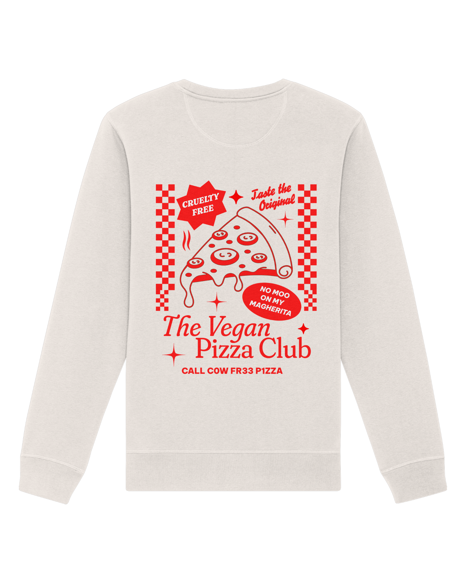 The Vegan Pizza Club Organic Sweatshirt