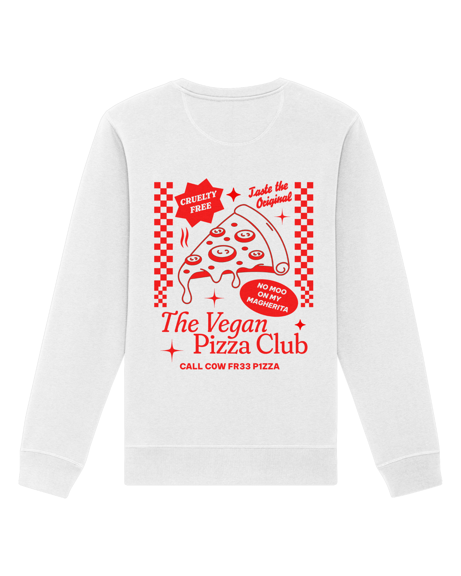 The Vegan Pizza Club Organic Sweatshirt