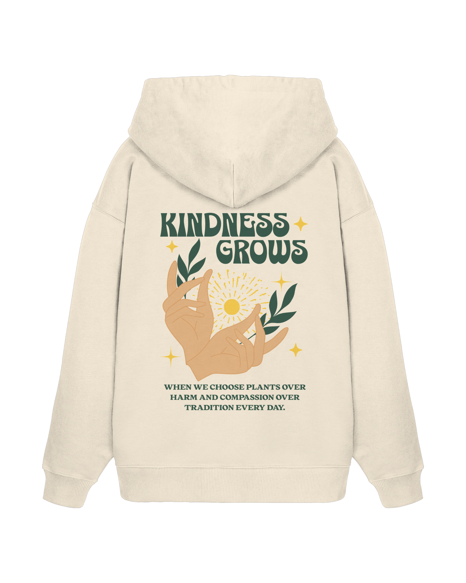 Kindness Grows Organic Oversized Hoodie