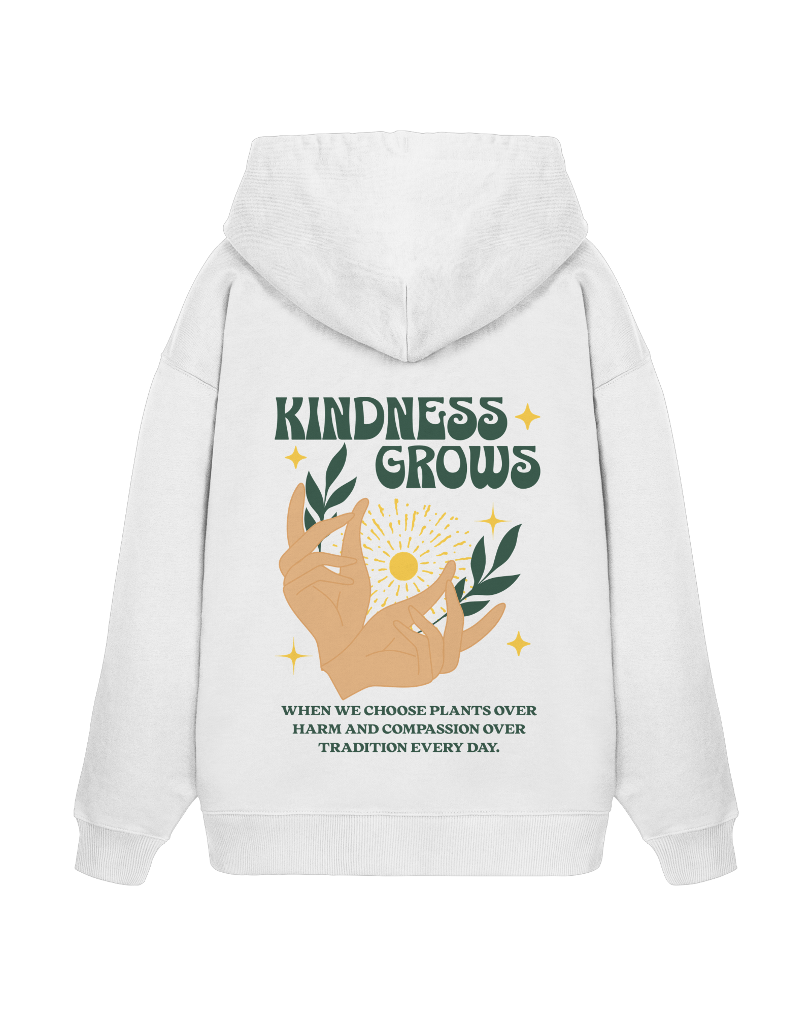 Kindness Grows Organic Oversized Hoodie