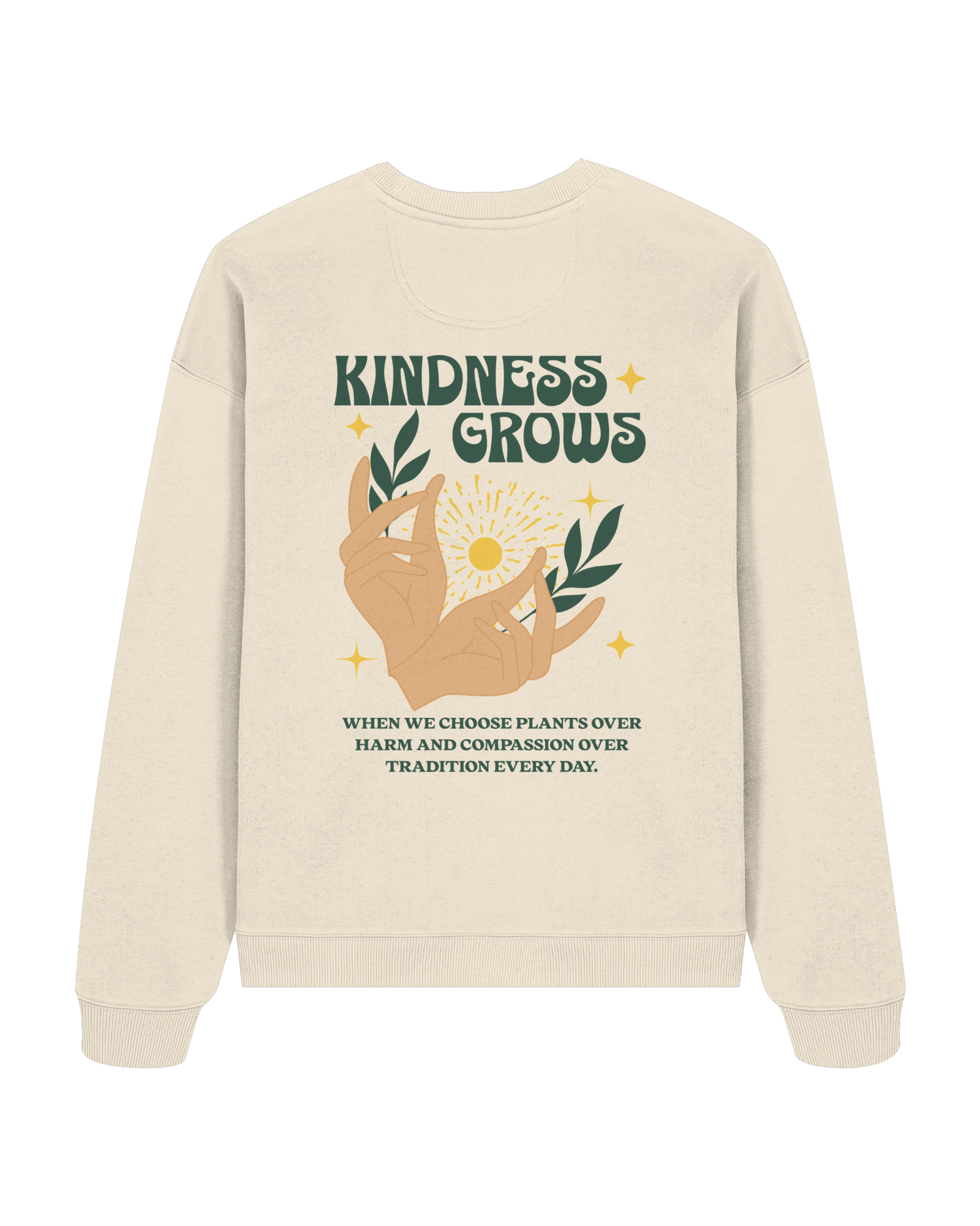 Kindness Grows Organic Oversized Sweatshirt