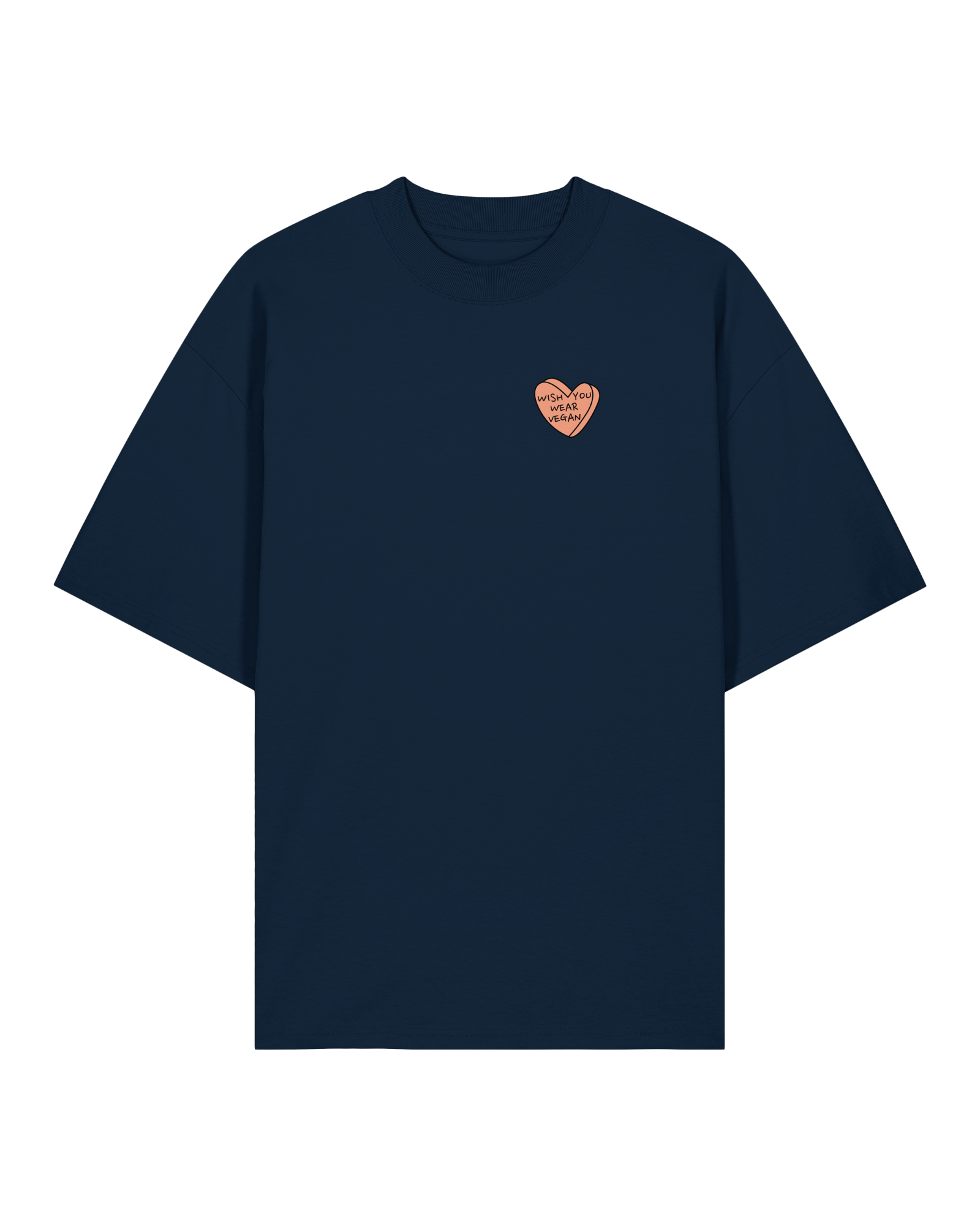 Wish You Wear Vegan Organic Oversized Shirt