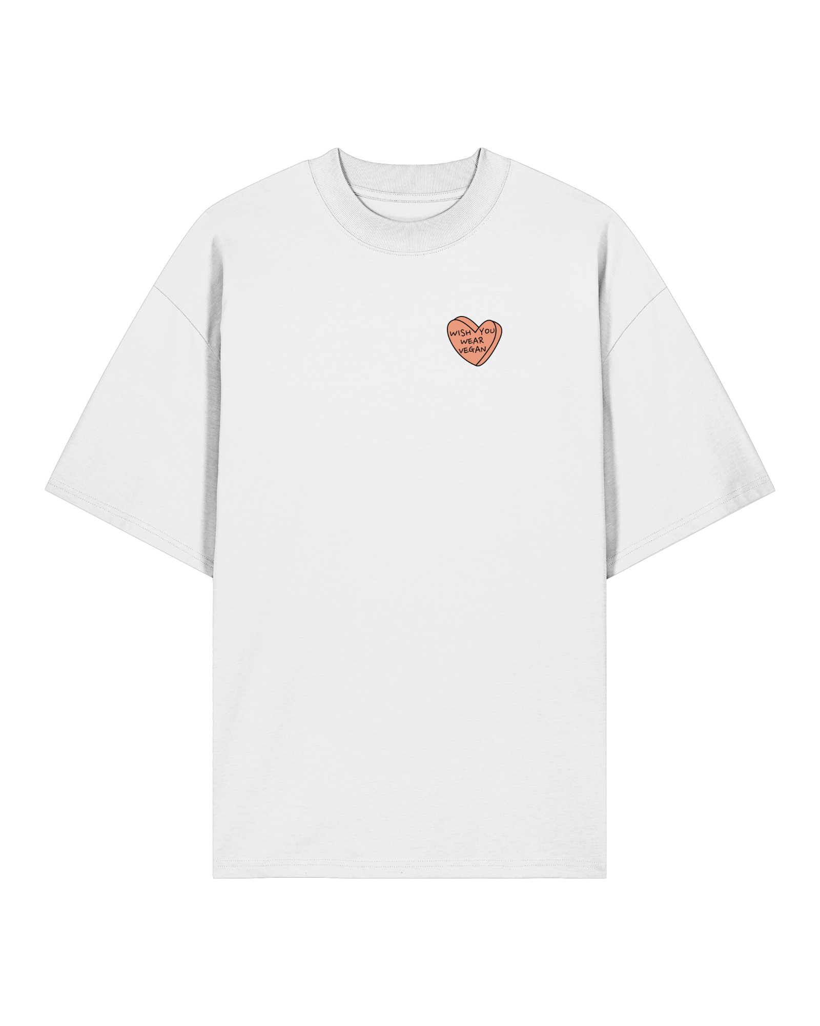 Wish You Wear Vegan Organic Oversized Shirt