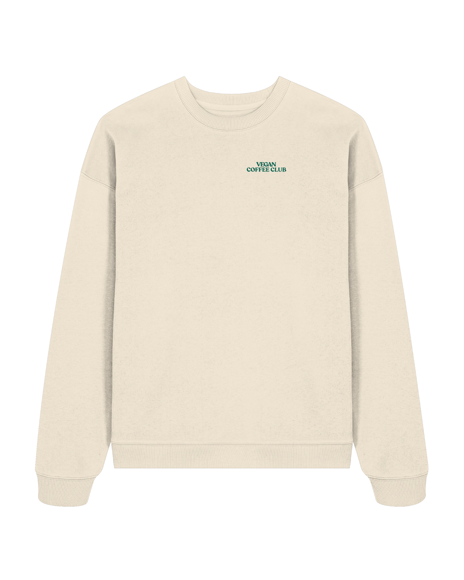 Vegan Coffee Club Organic Oversized Sweatshirt