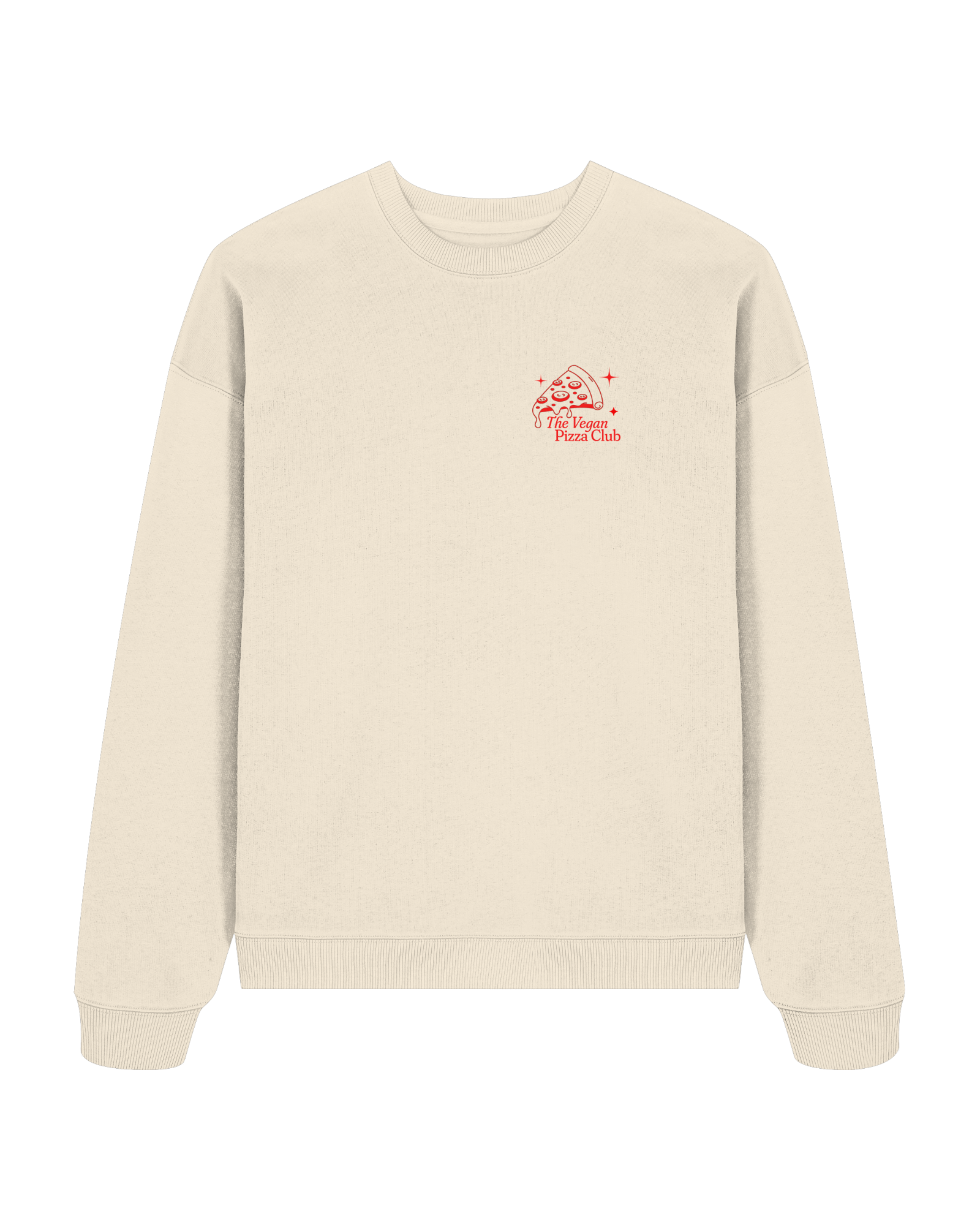 The Vegan Pizza Club Organic Oversized Sweatshirt