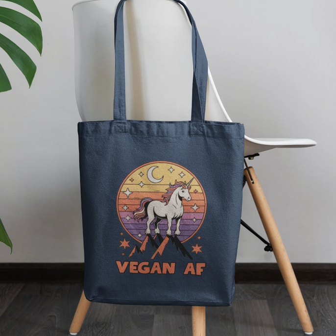 Vegan AF Organic Tragetasche