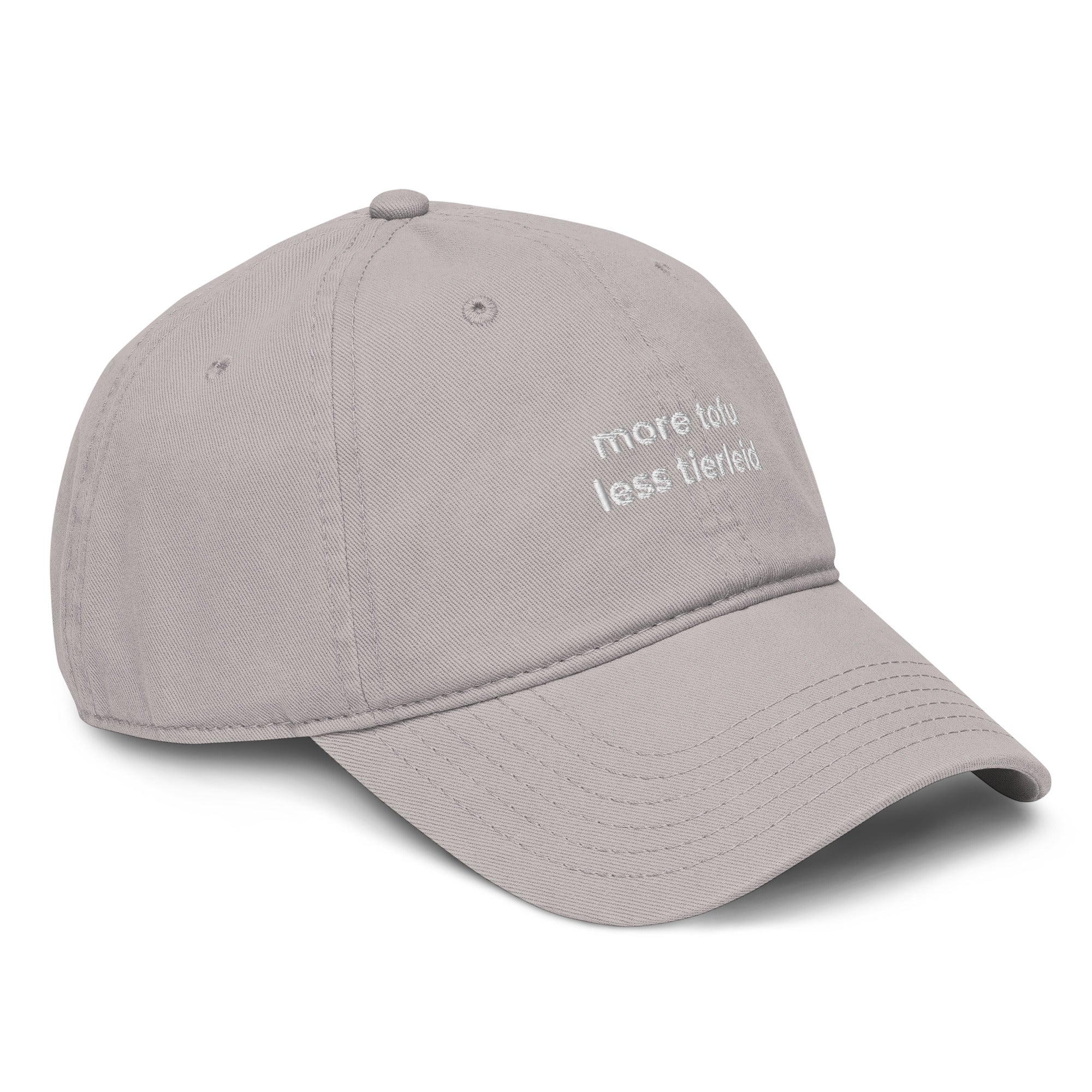 More Tofu Less Tierleid Dad Cap