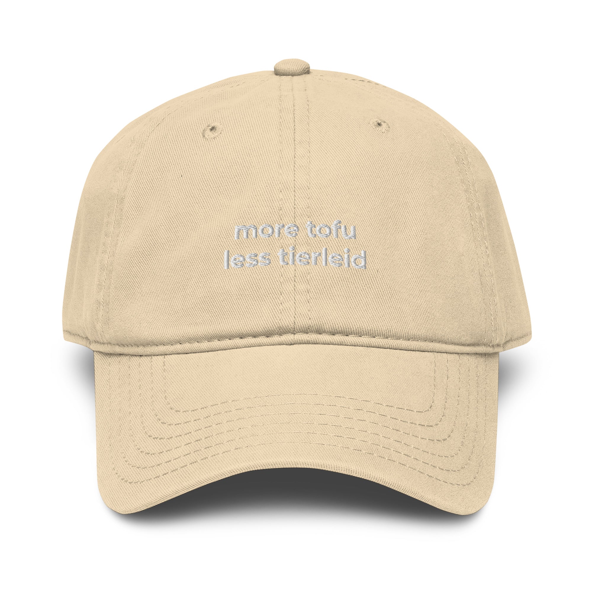 More Tofu Less Tierleid Dad Cap